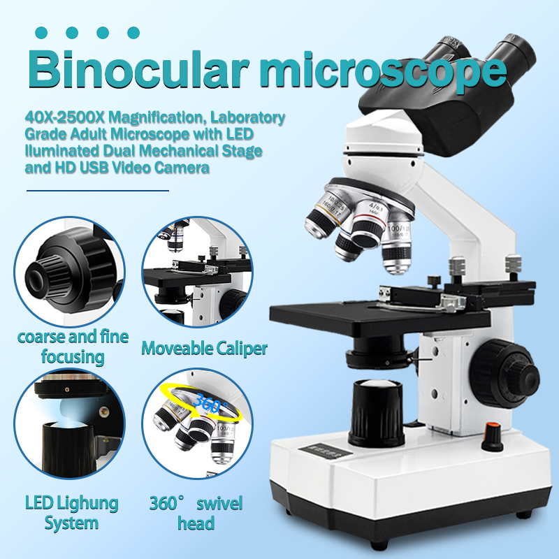 High Power Compound Microscope for Kids - STEM Science Lab