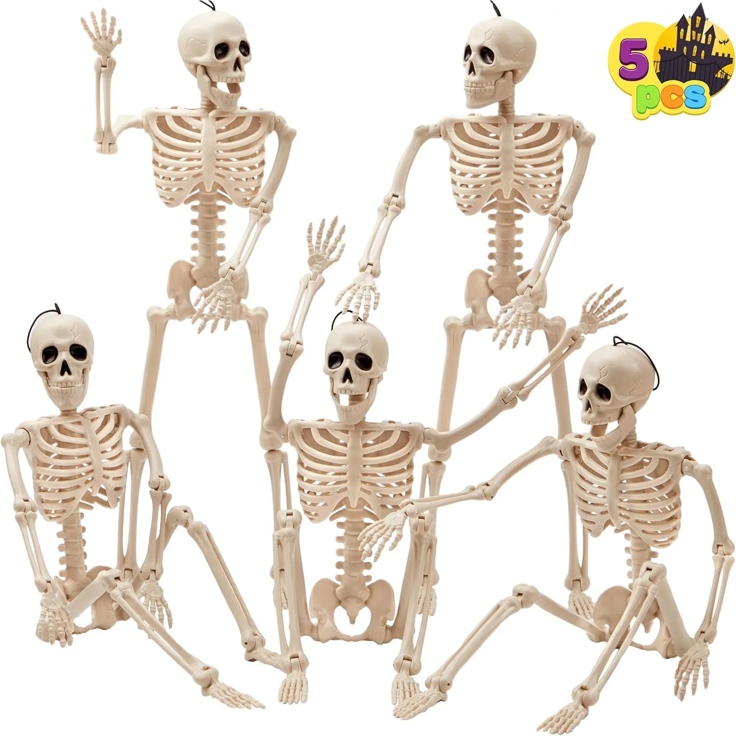 Posable Human Skeleton Model - 16 Inch STEM Anatomy Toy Posable Human Skeleton Model - 16 Inch STEM Anatomy Toy