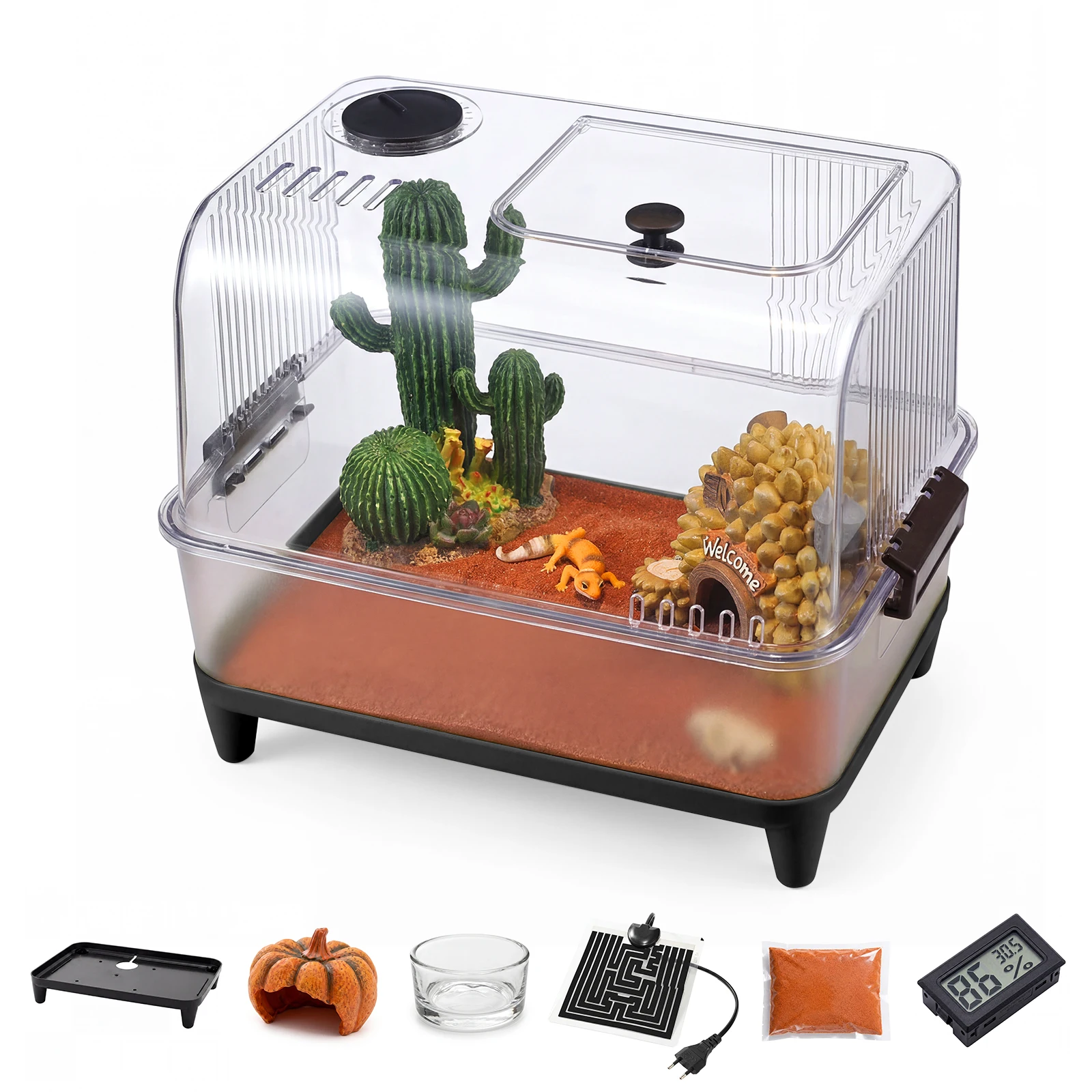 Mini Reptile Starter Habitat Kit - Small Pet Terrarium Mini Reptile Starter Habitat Kit - Small Pet Terrarium